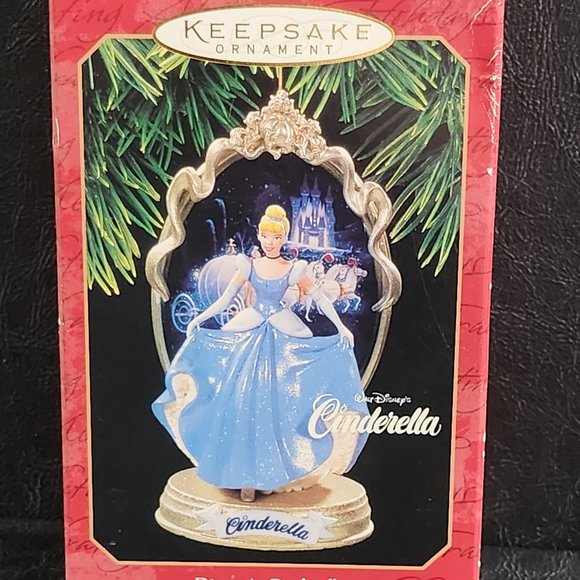Vintage 1997 Hallmark Keepsake Ornament Disney Cinderella The Enchanted Memories - Picture 1 of 10